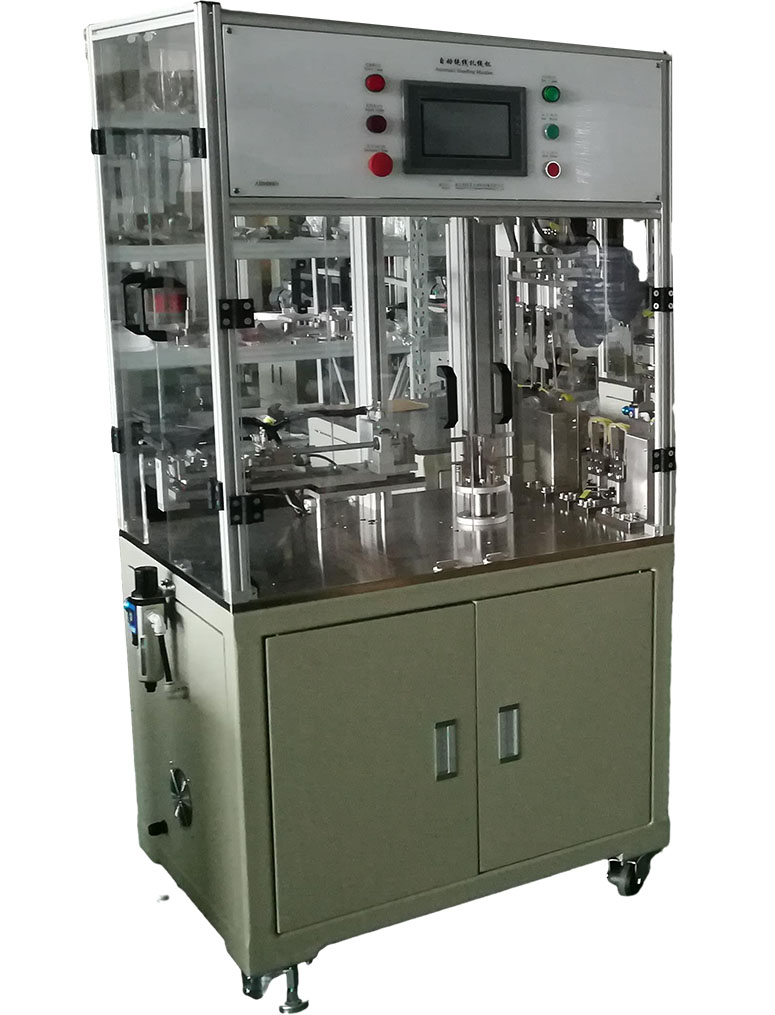 ACE0001: Automatische snij-, oprol- en bindmachine voor draad en kabel