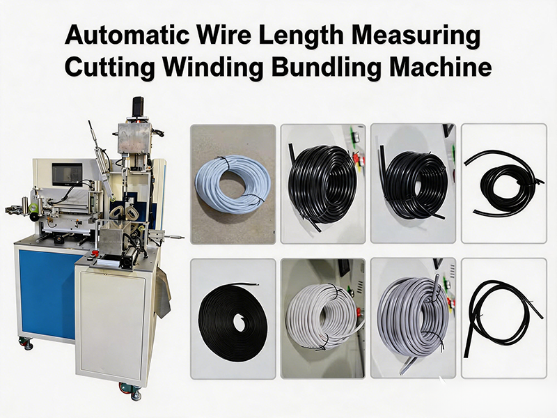 Automatische draadlengte meet-, snij-, wikkel- en bundelmachine JW-F01