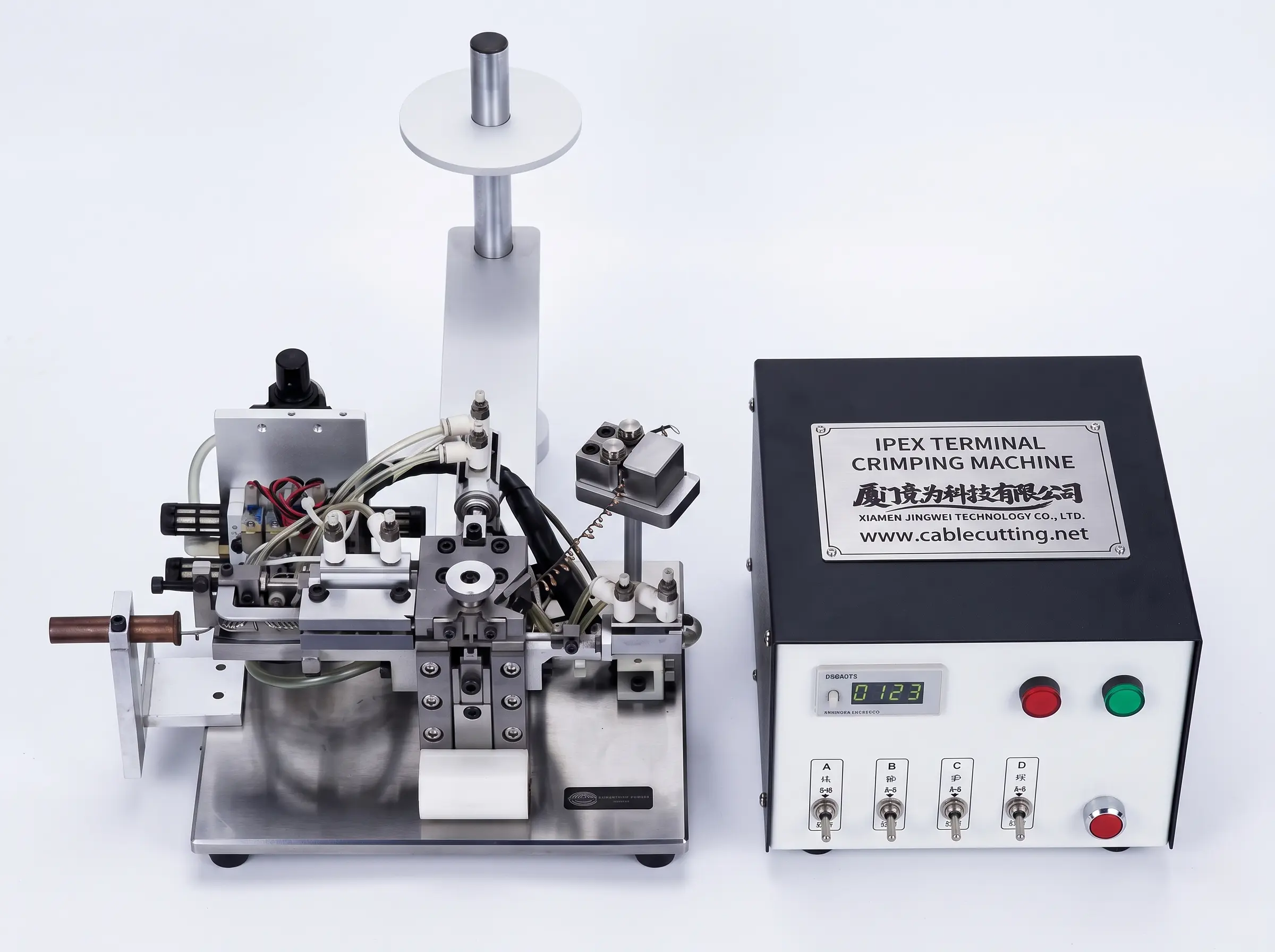 IPEX Coaxkabel Krimpmachine – Precisie en Efficiëntie voor Automatische Productie