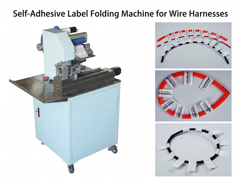 Automatische Zelfklevende Labelvouwmachine voor Kabels WPM-60A