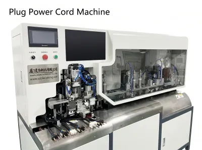 Volautomatische Netsnoer Machine voor US/EU Stekkers WPM-3600A