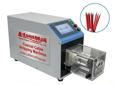 Automatische Coaxkabel Draadstripmachine WPM-6806D - Draadknip- en Stripmachine