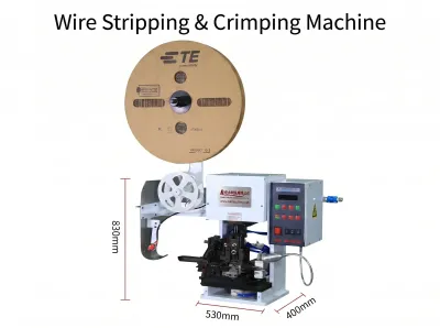 Automatische Draadstrip- en Krimpmachine WPM-2008A2
