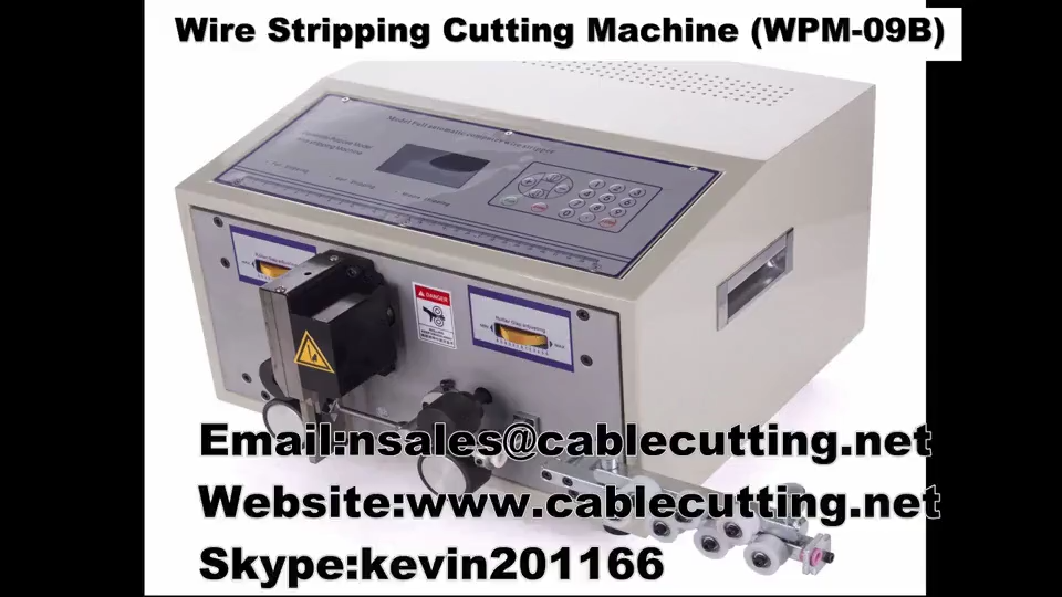 Automatische Draadstripmachine WPM-09C – Precisie en Efficiëntie voor Industriële Kabelbomen