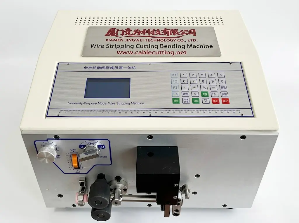 WPM-09ZWJ: Professionele draadstrippen, knippen en buigen machine