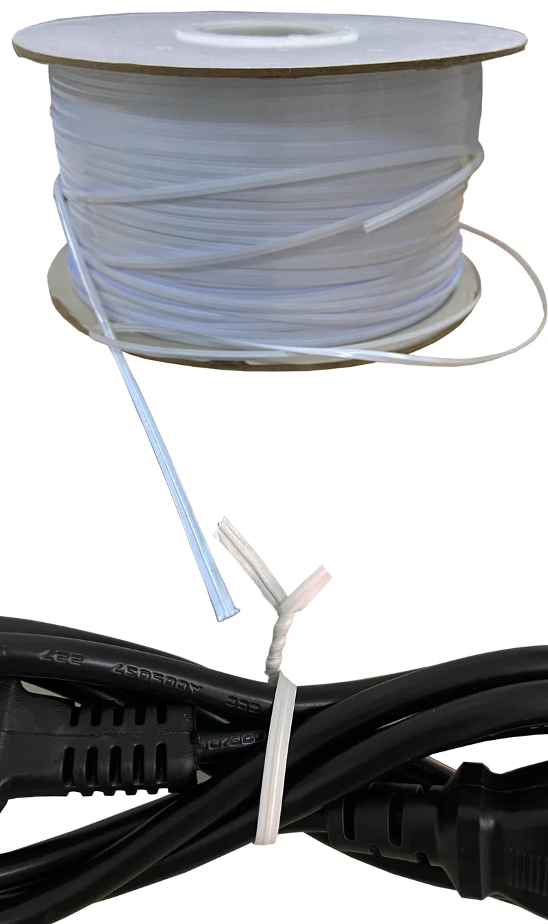 Zwarte/Witte Kleur Twist Tie, Draad voor Draad Opwindende Tie Machine