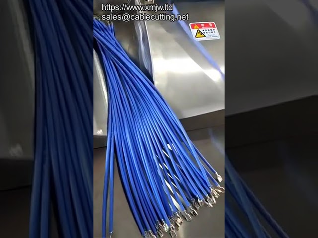 Automatische 5-draads kabelverwerkingsmachine – strippen, knippen, twisten, krimpen en solderen
