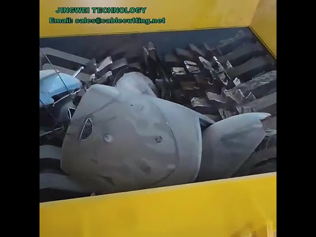 RVS plastic flessenbreker - Enkel- en dubbelassige shredder voor groot en klein | Industriële recycling