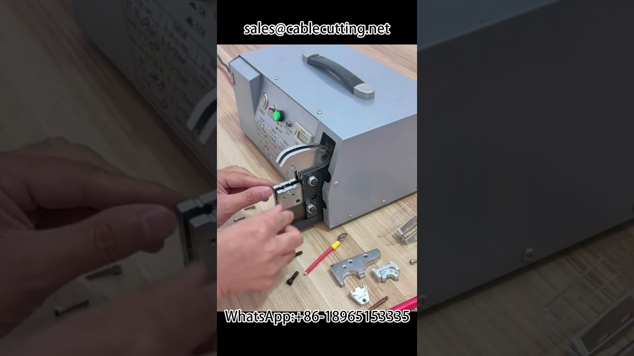 Professionele elektrische krimpmachine voor adereindhulsen - 0,25 tot 70 mm²