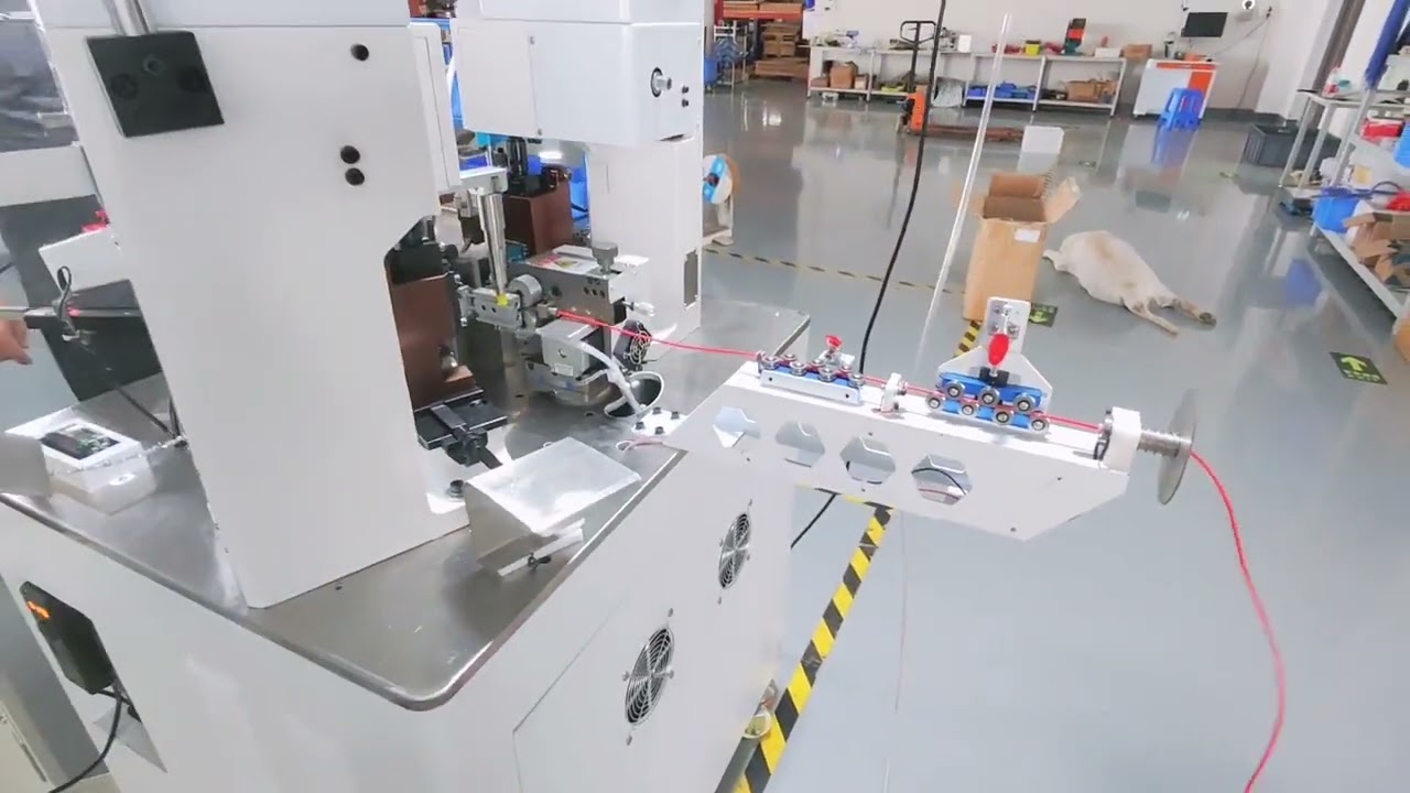 Fully Automatic Double-End Terminal Crimping and Single-End Housing Insertion Machine for Home Appliance