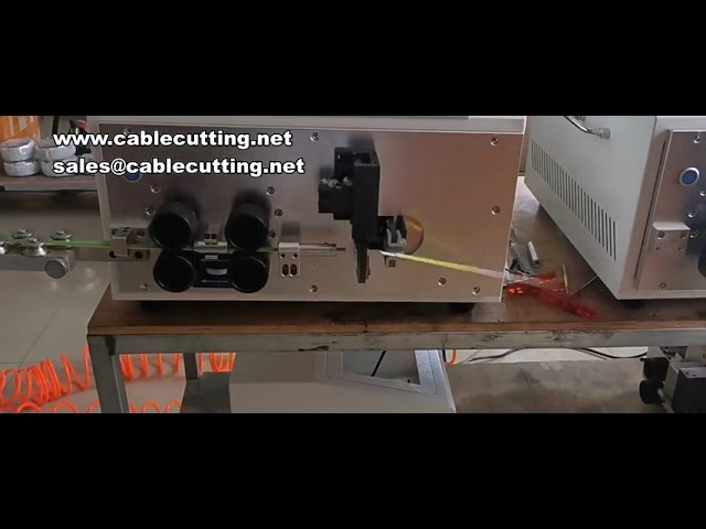 Precisie vierkante draadstripmachine – Multifunctionele eindstripper voor draadmaat en -lengte