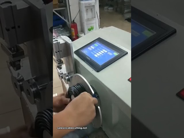 Automatische geïntegreerde kabelmeet- en wikkelmachine – efficiënt en precisie