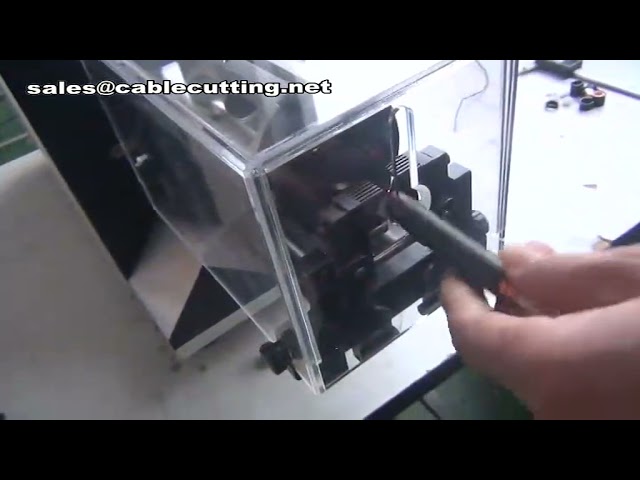 Automatische coaxiale kabelstripper machine | Nieuwe energie kabel stripmachine | Coax kabel stripper