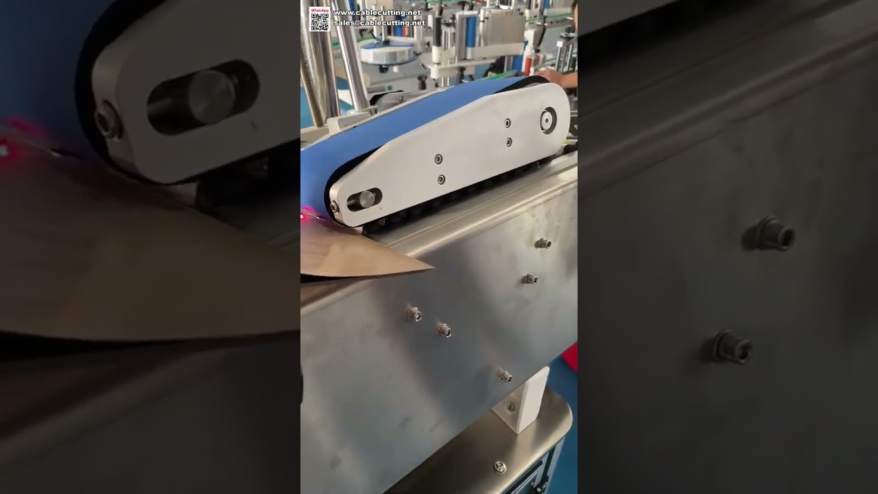 Snelle automatische etiketteermachine voor reageerbuizen en flesjes - medische stickerapplicator