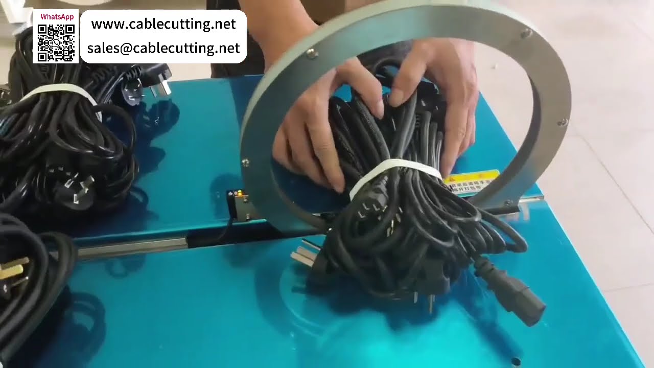 Snelle kabelbind- en bundelmachine voor grote rollen | Efficiënte draadboomverwerking