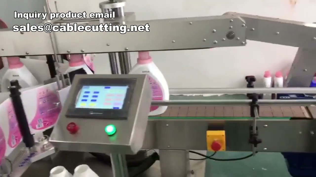 Handmatige etiketteermachine voor aluminium blikjes en vierkante flessen | Te koop