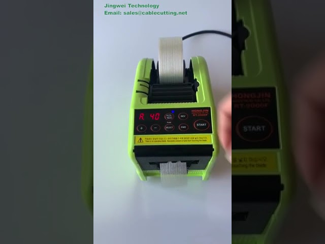 Industriële automatische tape dispenser met vouwfunctie – efficiënt en betrouwbaar