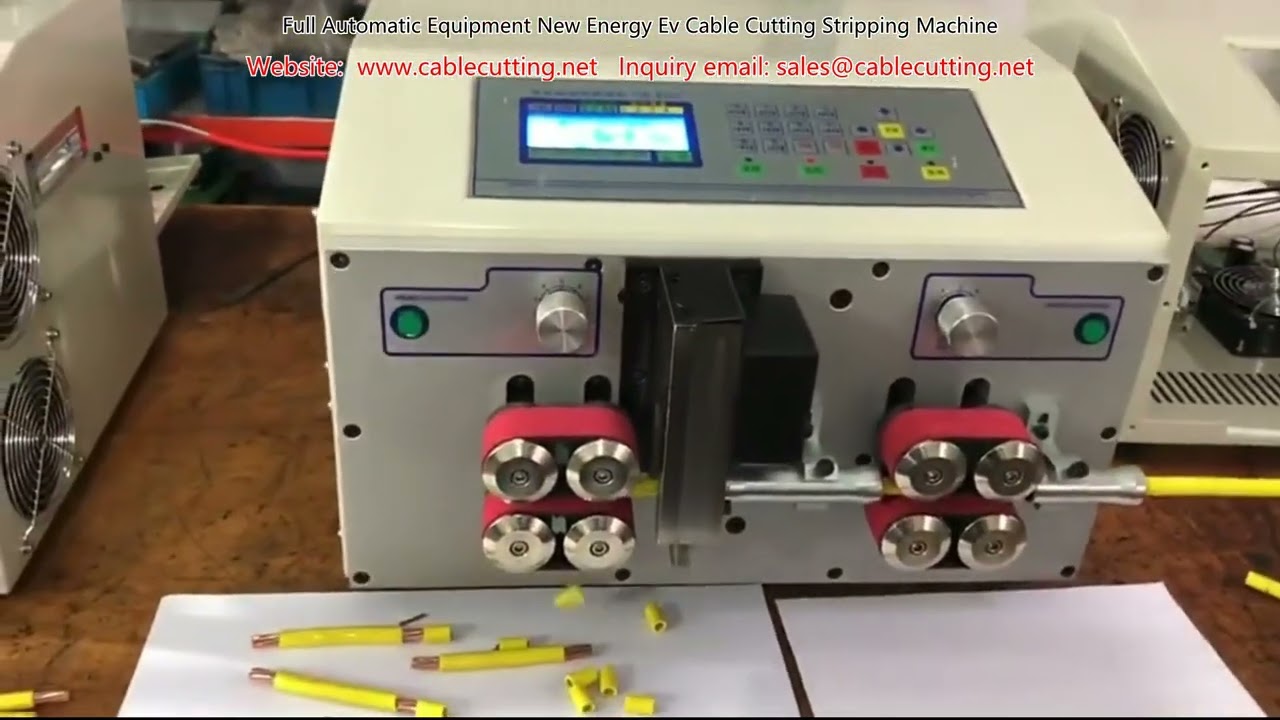 Automatische EV-kabel stripmachine – Volledig automatisch knippen en strippen voor nieuwe energie