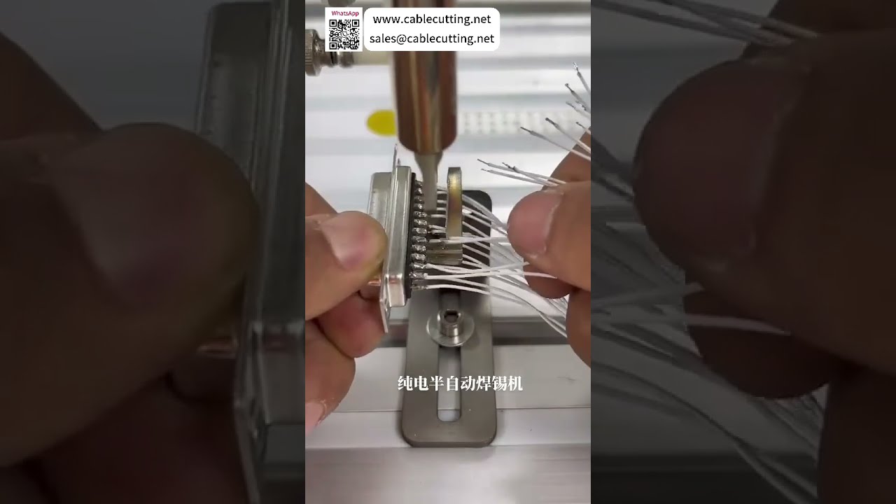 Volledig Elektrische Semi-Automatische Soldeermachine – Eenvoudig Solderen van Draadbundels voor Beginners