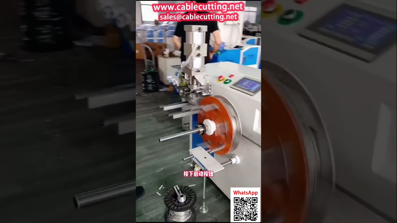 5-in-1 staalkabelmachine: tellen, oprollen, leggen, snijden, binden