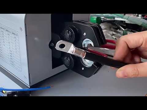 Multifunctionele pneumatische krimptang – voor kabelterminals en losse connectoren