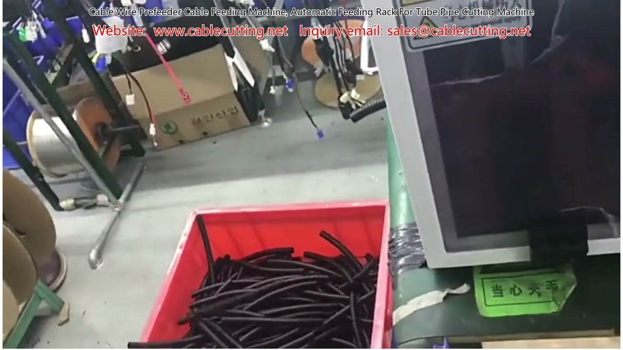 Automatic Cable Wire Prefeeder Feeding Machine for Tube Pipe Cutting