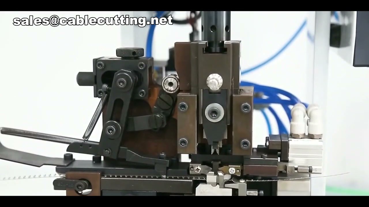 Automatische draadstrip- en krimpmachine | Hoge productie-efficiëntie