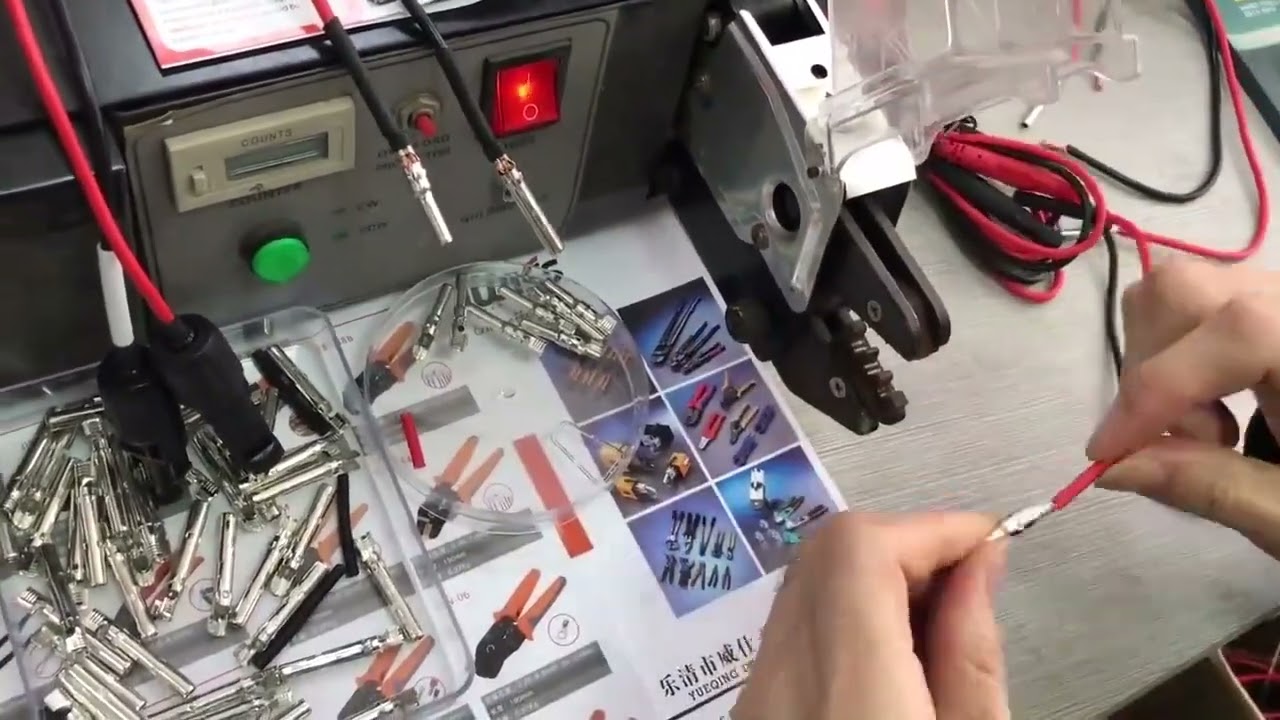 EM6B2 PRO Elektrische Krimpmachine | Met Draadstrippen & Knipfunctie – Krimptool EM6