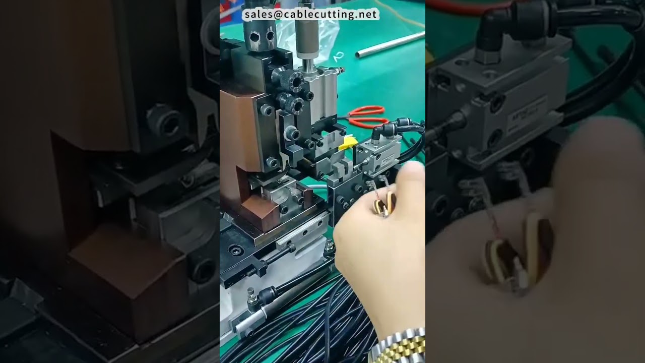 Vlagterminal strip- en crimpmachine voor draadharnas assemblage | Efficiënte kabelverwerkingsapparatuur