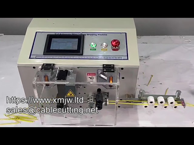 Nieuw: WPM 02dns Automatische Kabelstripmachine – Hoge Precisie met Veiligheidskap