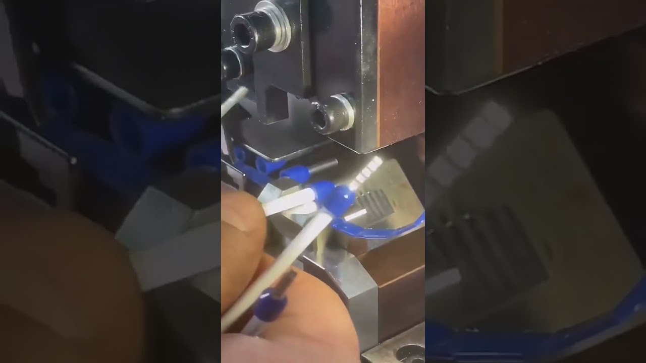 Super Quiet 1 5T 2T Mute Terminal Crimping Machine   End Crimper, Horizontal #factory #machine
