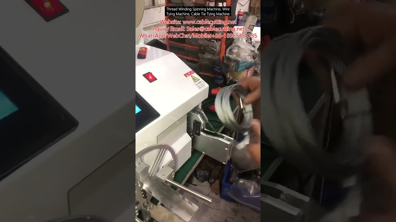 Draadwikkel- en kabelbindmachine voor industriële automatisering