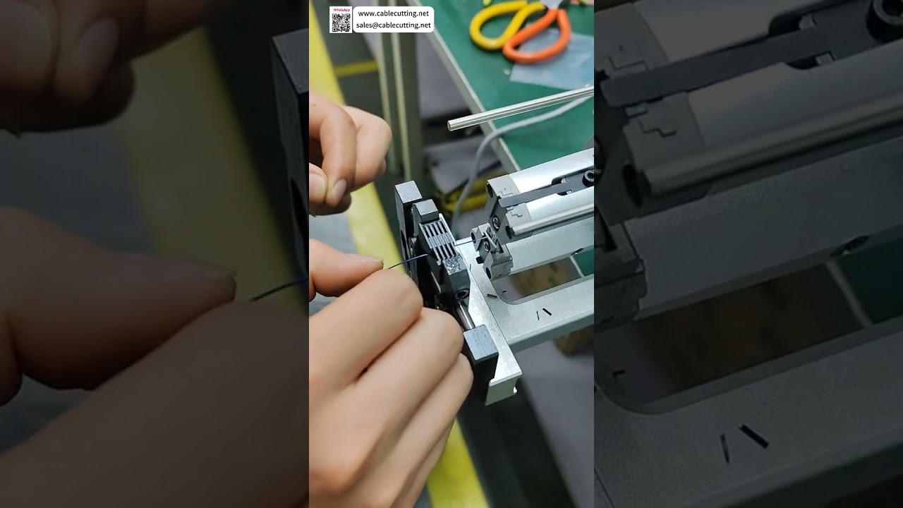Coaxkabel stripmachine: Perfecte 3-laags peeling voor 34 gauge ultradunne draad