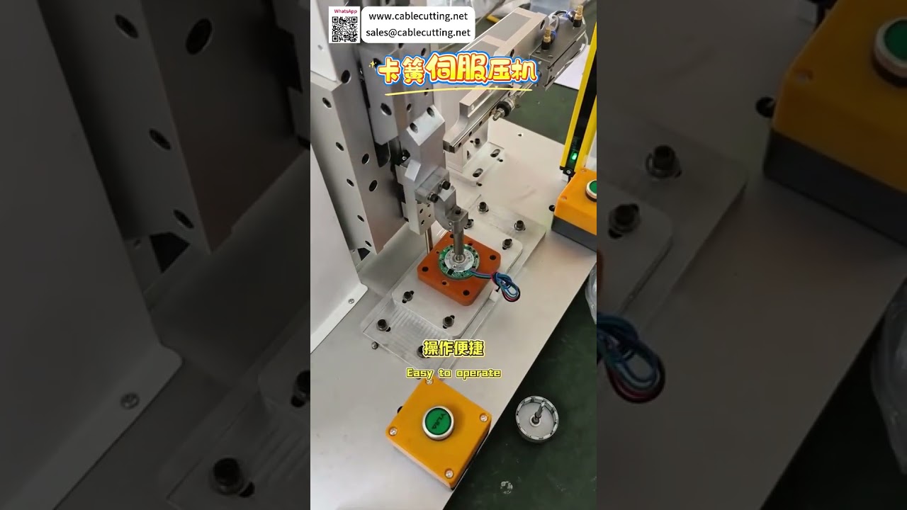 Precisie cirkelservo-perssysteem voor geautomatiseerde assemblage – Hoge kwaliteit, op maat gemaakte productieapparatuur