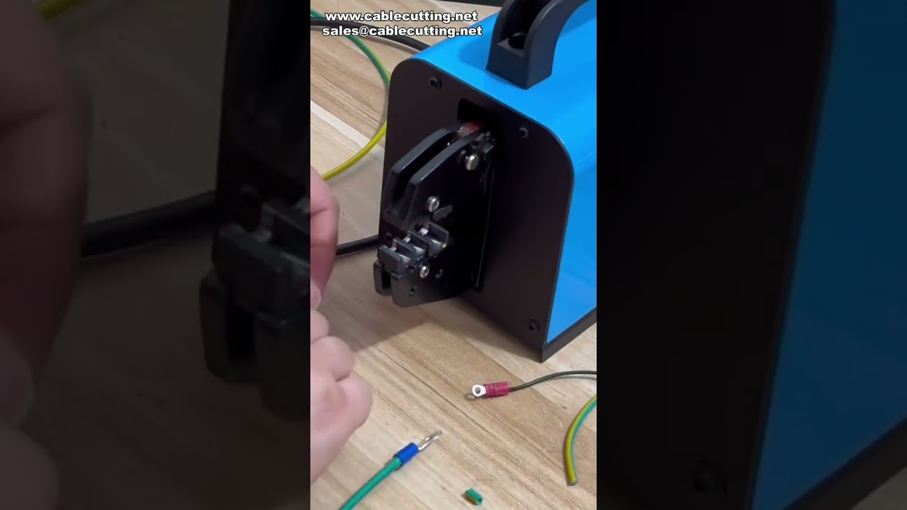 16M pneumatische terminalkrimpmachine – verticaal ontwerp voor eenvoudige bediening