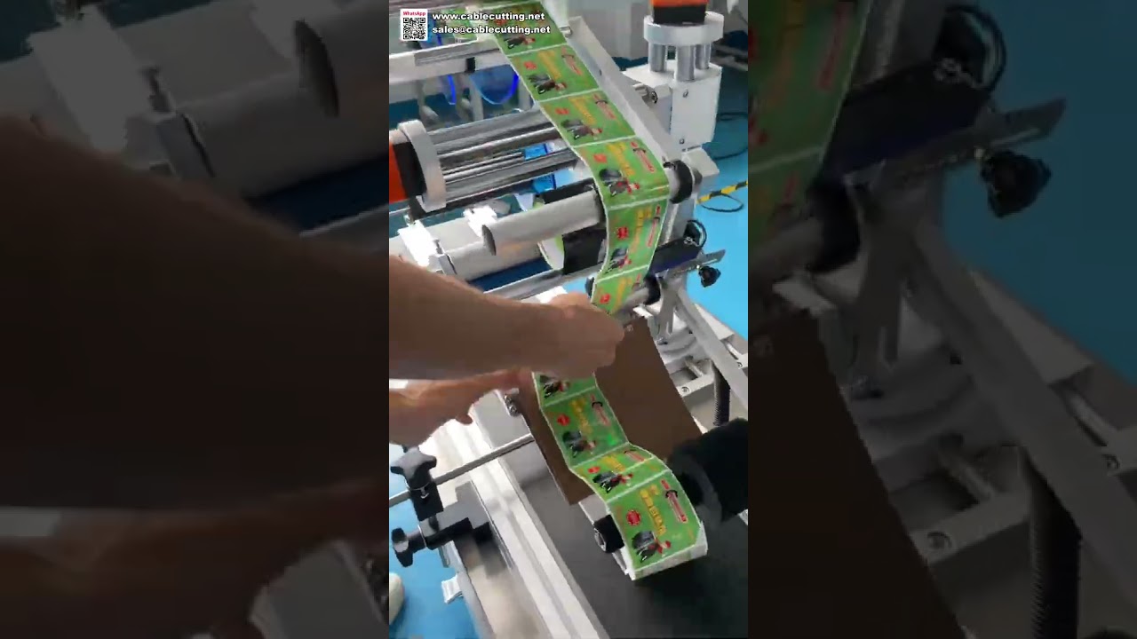 Automatische Stickerapplicator voor Platte Oppervlakken – Etiketteermachine voor Dozen en Verpakkingslijnen