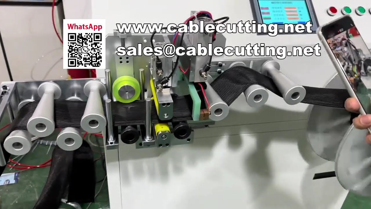 Automatische meter telmachine met verwarmingssnijder en laagopwinding - voor precisie in textiel