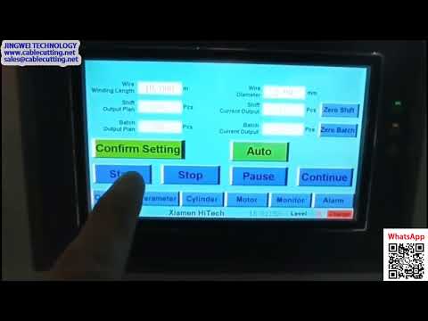 Automatische trimmerdraad opwind- en bindmachine voor kaartverpakking
