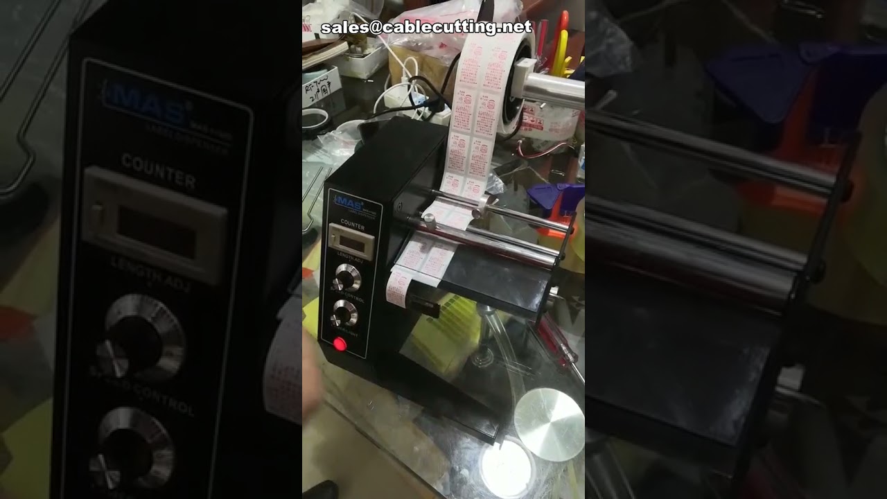 Automatische Labeldispenser MAS 1150D - Elektrische Labelstripper voor Snel en Efficiënt Labelen