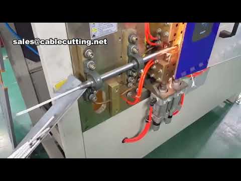 Automatische vlakke kop kabel smelt- en snijmachine | Efficiënte draadkabelverwerking
