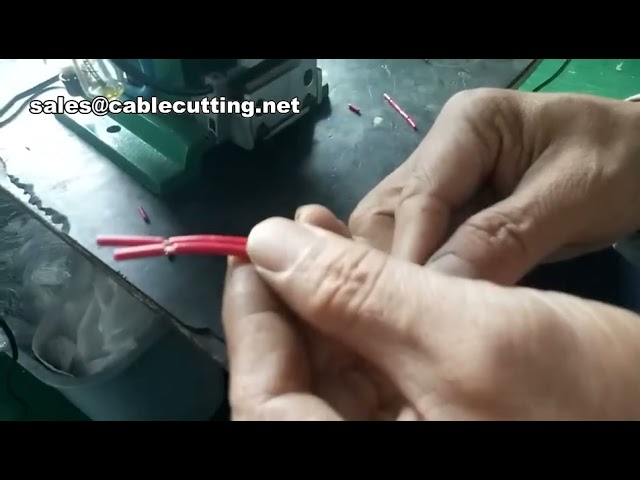 Verticale halfautomatische draadstripmachine - Elektrische kabelstripper voor industriële toepassingen