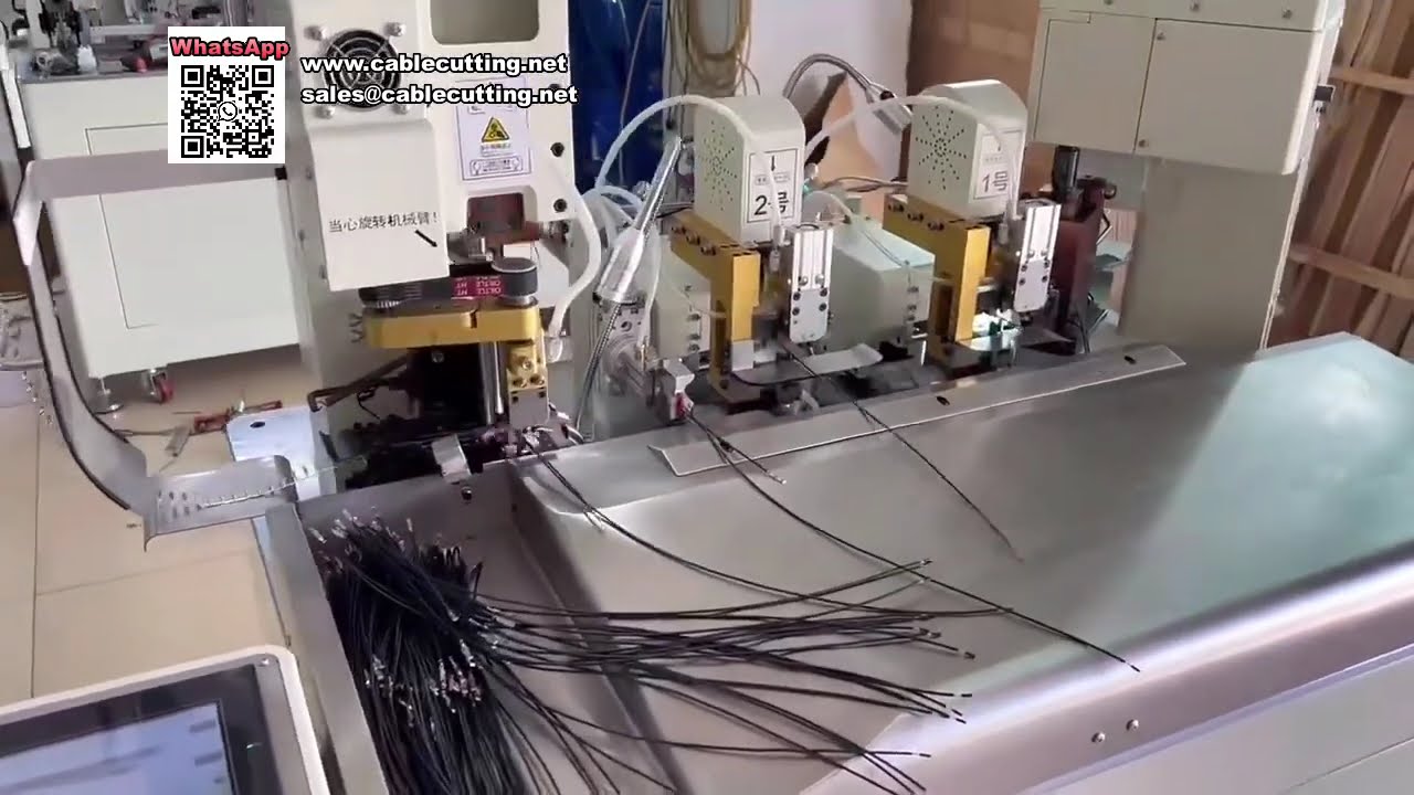 Intelligente 2-in-1 Terminalkrimpmachine voor Efficiënte Draadharnas Productielijnen