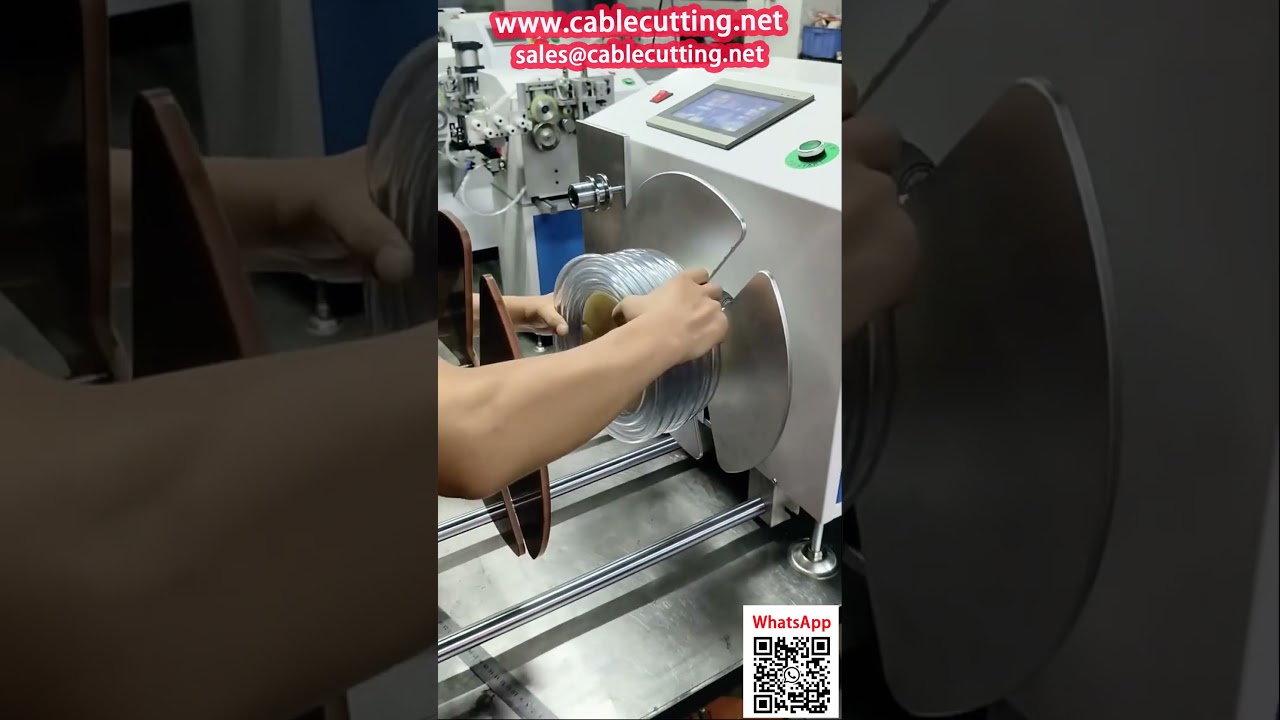 Automatische Oprolmachine met Uitlijning voor PVC Flexibele Slangen