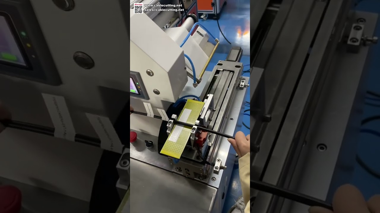 Automatische Draadlabelmachine met Inkjetprinter - Kabelsticker Applicator & Codermachine