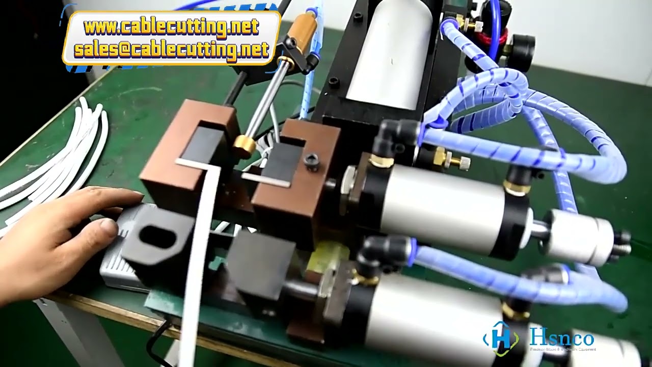 305 Pneumatische Draadstripmachine – Kabel Duwen & Trekken – Semi-Automatische Stripper