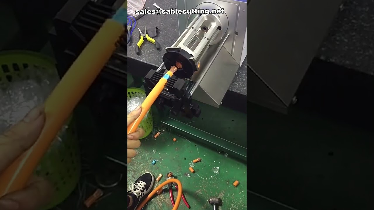Professionele lijnstripping apparatuur | Hoge temperatuur draadstripper | Kabel roterende stripper