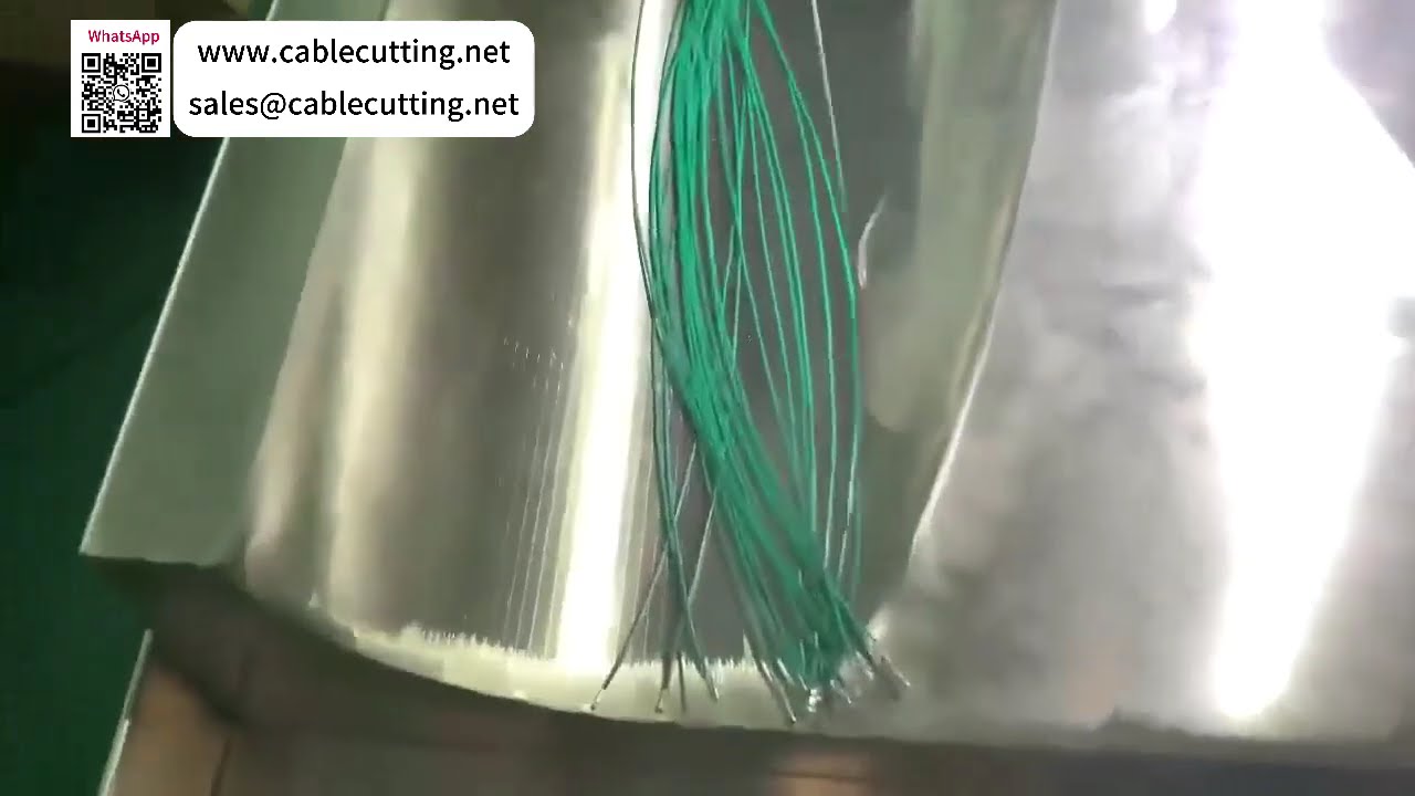 Volledig automatische dubbelkop draadstripmachine en 1,25 terminalkrimpmachine systeem