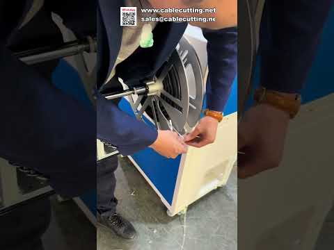 Automatische meet-, snij- en wikkelmachine voor touwen en slangen