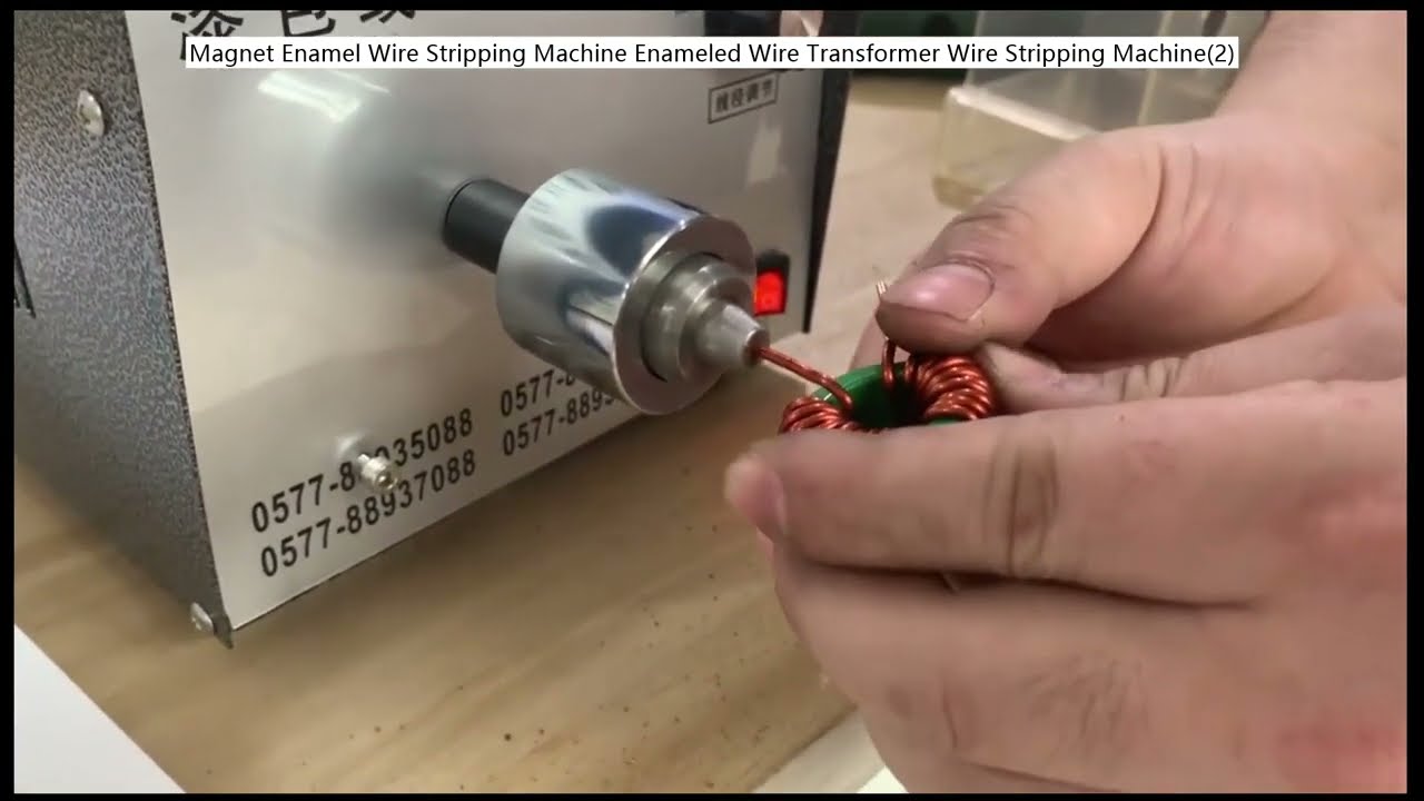 Automatische magneetdraad stripper machine – Efficiënt emaille en transformator draad strippen