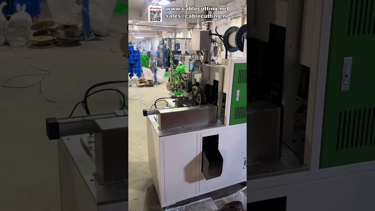 Volledig automatische meter-tel-, draadknip-, wikkel- en bindmachine